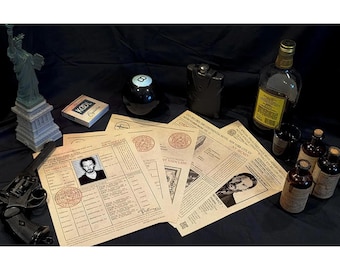 THE FINEST John Wick Excommunicado 5 Paper Prop Documents Collector Set Edition, Continental Hotel, Contract Bond Certificate, Winston Scott