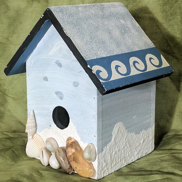 Seashell Birdhouse - Etsy