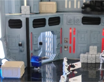 Star Wars 6 Crates Minis Pack Episode IV a New Hope Docking Bay 327 Diorama 1/144 Scale Death Star Hangar 3D Printable STL Millennium Falcon