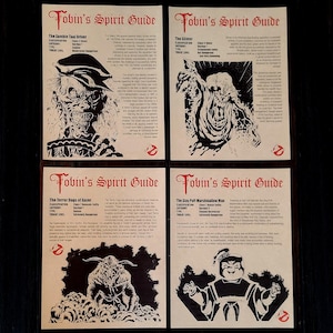 Ghostbusters Tobin’s Spirit Guide Pages Stay Puft Marshmallow Man Slimer Terror Dog The Driver Movie Set Prop Egon Stantz Zeddemore Spengler