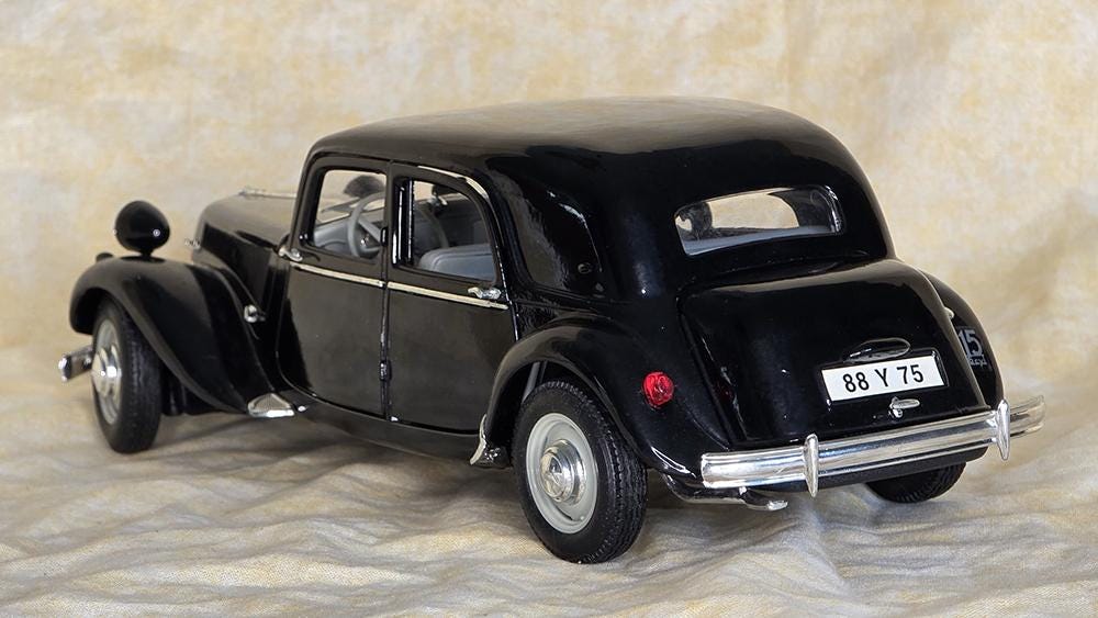 1952 Citroen Special Limited Edition 15CV 6 Cylinder 1/18 Scale