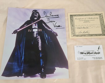 Original 1977 Star Wars DAVID PROWSE Signed 8x10 Color Photograph
