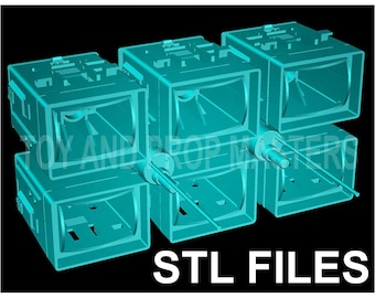 Visor de lente con zoom Trident de Paterson, kit de archivos de impresión 3D STL de STAR WARS, cámara de seguridad Holocam 57C, réplica de bloque de detención imperial, Greeble