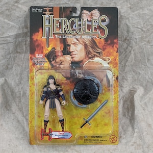 XENA Warrior Princess Blue Outfit Variation Weaponry Action Figure Hercules Legendary Journeys 1995 Lucy Lawless Sci-Fi Fantasy Middle Ages