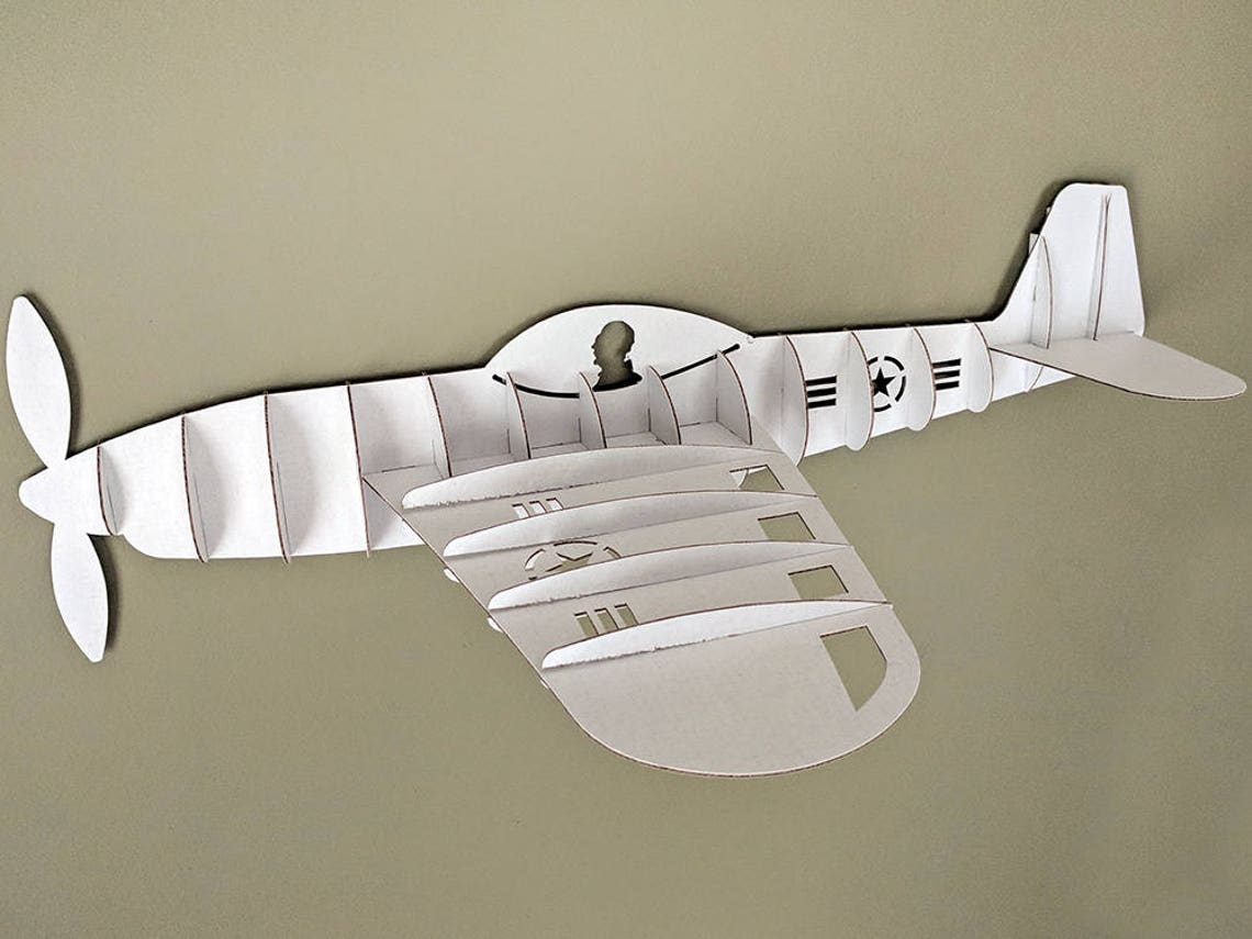 Retro Laser Cut 3D Cardboard Wall Decor Unique Sculpture Etsy