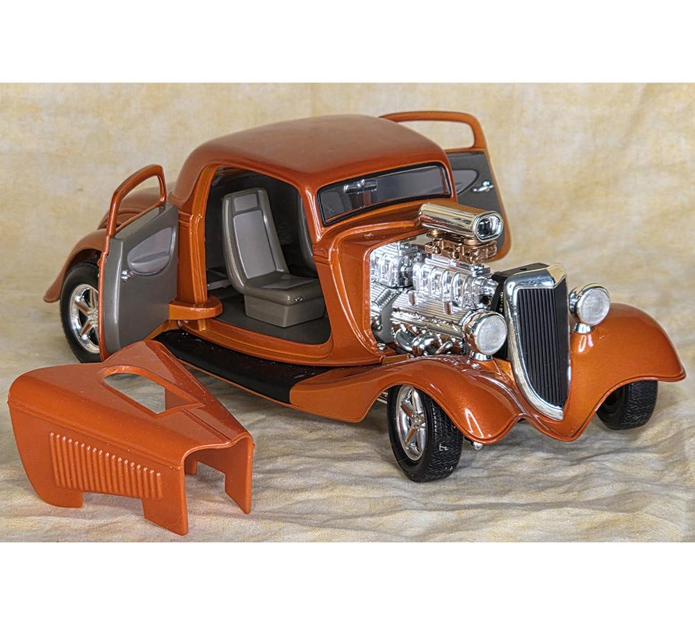 1934 Ford High Tech Metal Diecast Car American Muscle 1:18 Scale