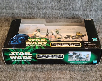 Vintage Star Wars Hasbro Power of the Force Tatooine Jabba's Skiff
