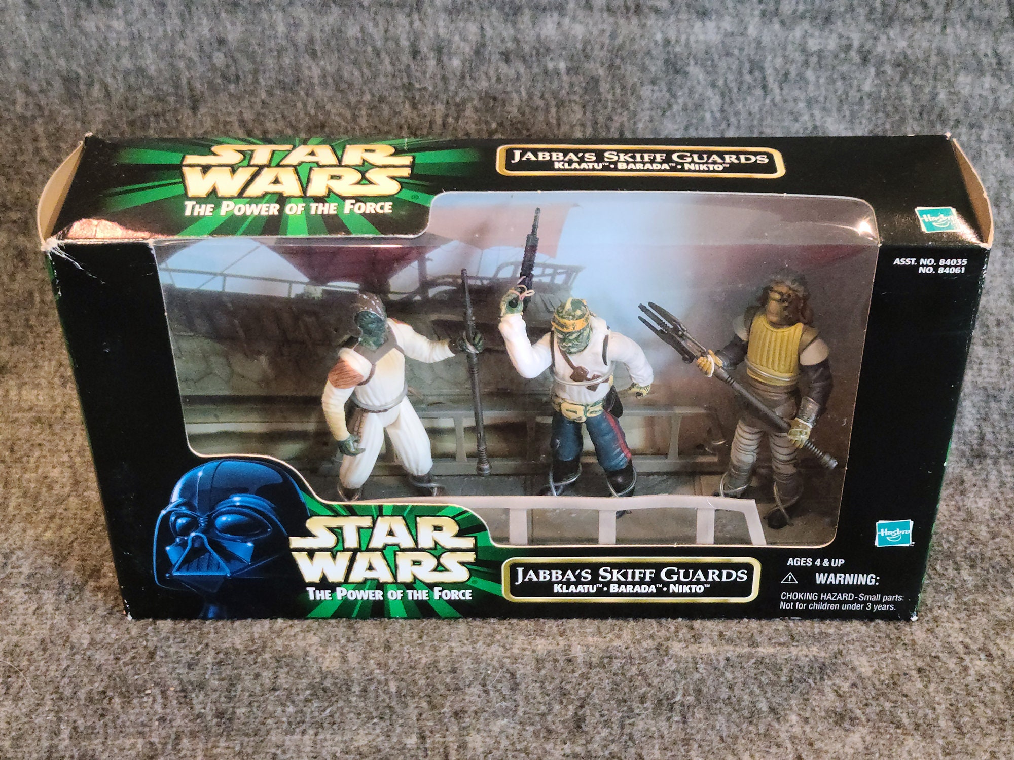 Vintage Star Wars Hasbro Power of the Force Tatooine Jabba's Skiff