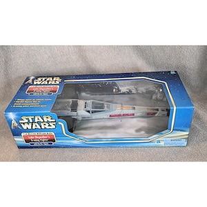 RARE ESB Mint Star Wars Larger Scale Episode V Empire Strikes Back Weathered T-65 X-Wing Fighter Red Five Luke Skywalker Dagobah R2D2