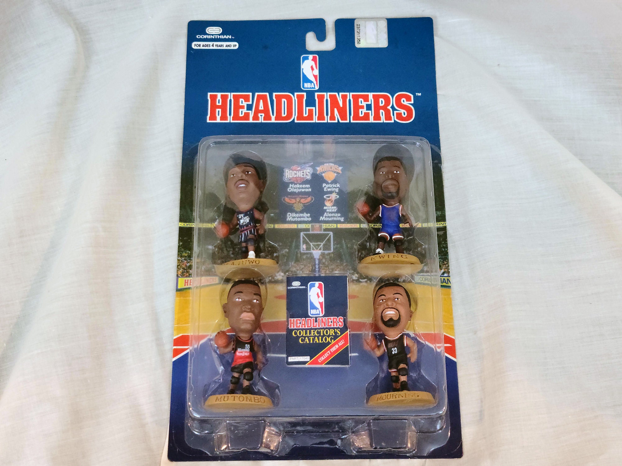 NBA Headliners Four Figures Hakeem Olajuwon Rockets Patrick Etsy