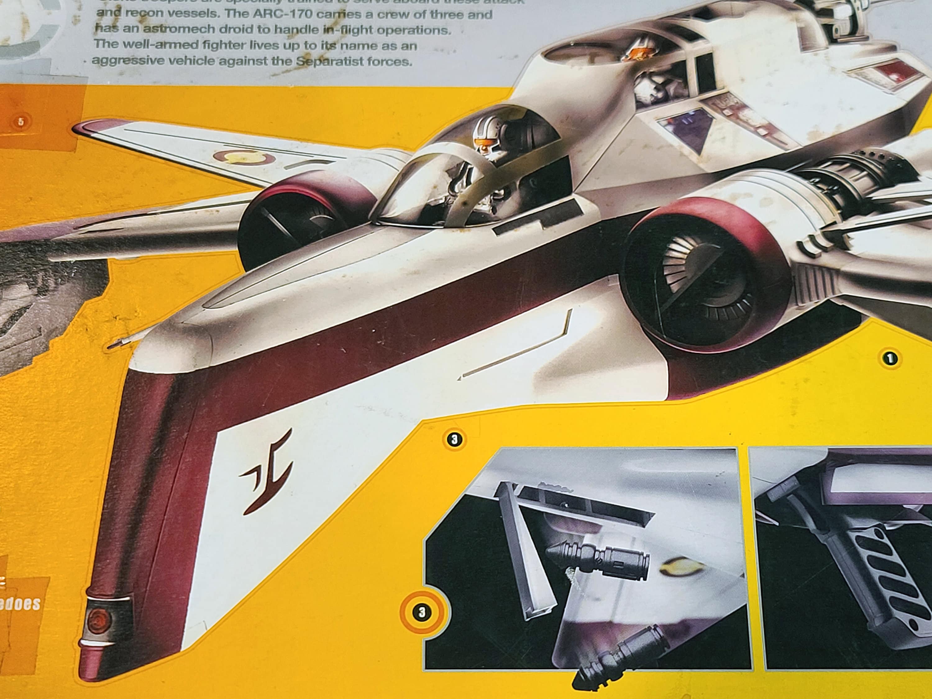 STAR WARS - Chasseur stellaire ARC-170 Starfighter - Métal Die Cast - ALTAYA #30