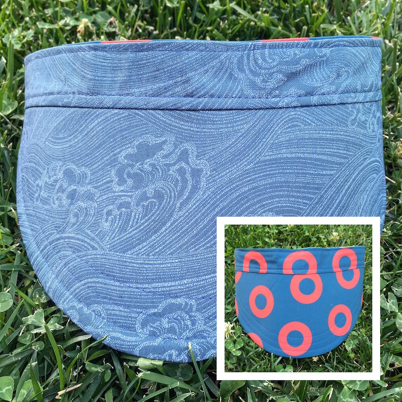 2019 phish fishman donuts handmade reversible sunvisor