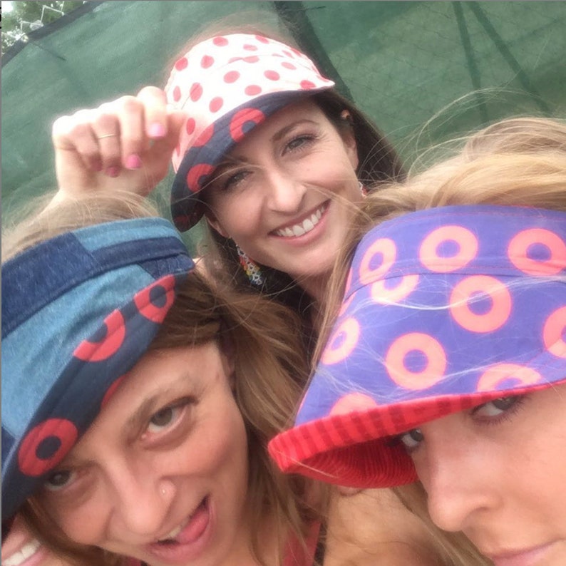 2019 phish fishman donuts handmade reversible sunvisor