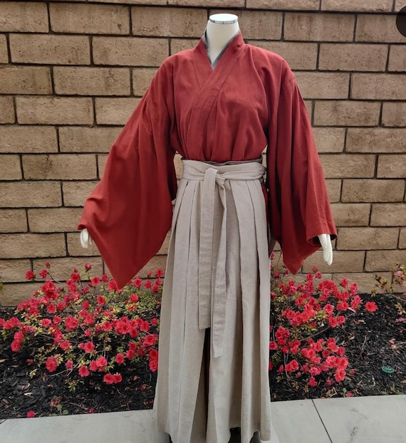 Japanese Linen or Cotton Umanori Hakama - Custom Made - Etsy UK