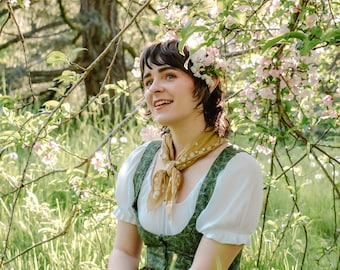 Orla forest elf Dragonfly bodice dress-cotton