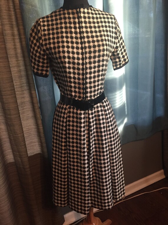 1960's Vintage Houndstooth Dress