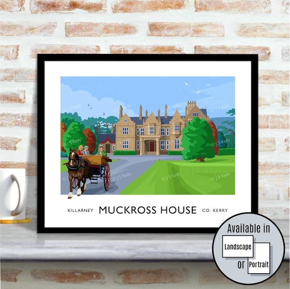 Muckross House Art Print: Killarney, County Kerry, Ireland