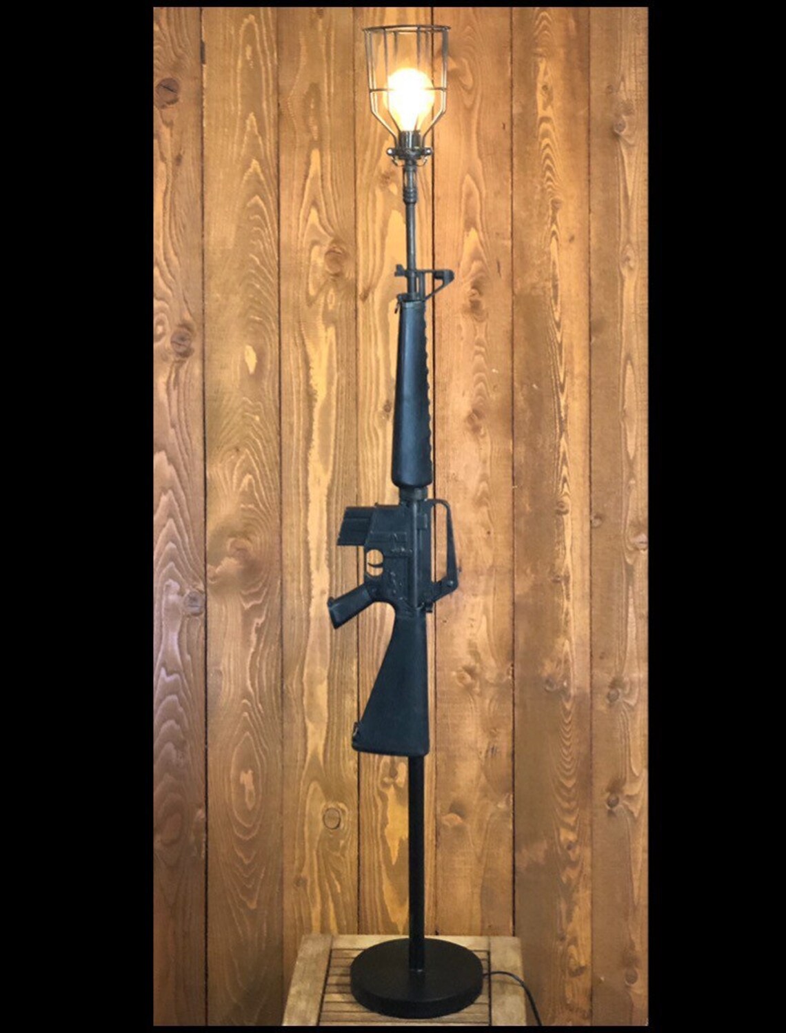 M16 Floor Lamp Gun Lamp Etsy