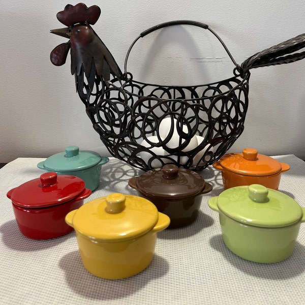 Mini-casseroles set of 6, oven safe, made by Marabout France édition,