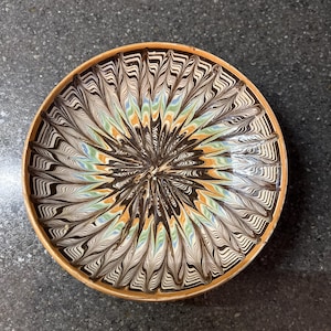 Horezu Farfufil ceramic plate, Romania, wschic yoana