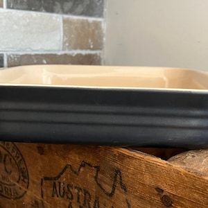 Le Creuset, square dish, mist color, grey Le Creuset plate oven made in France 9x9