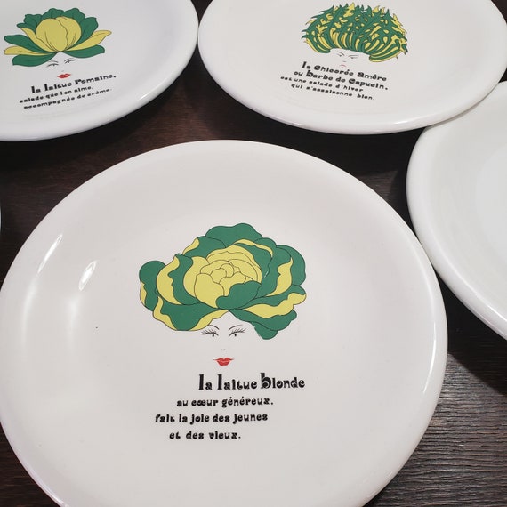 La Primula, Made in Italy, Plates, Salad, Hand-decorated, Fun