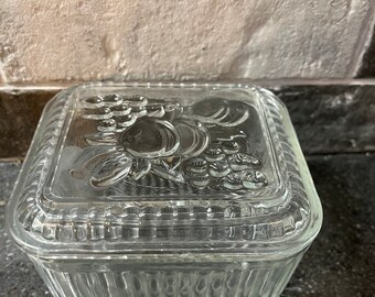 Anchor Hocking Glass Casserole With Lid Clear Fire King Lid