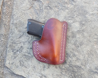 brown pocket Beretta Bobcat holster