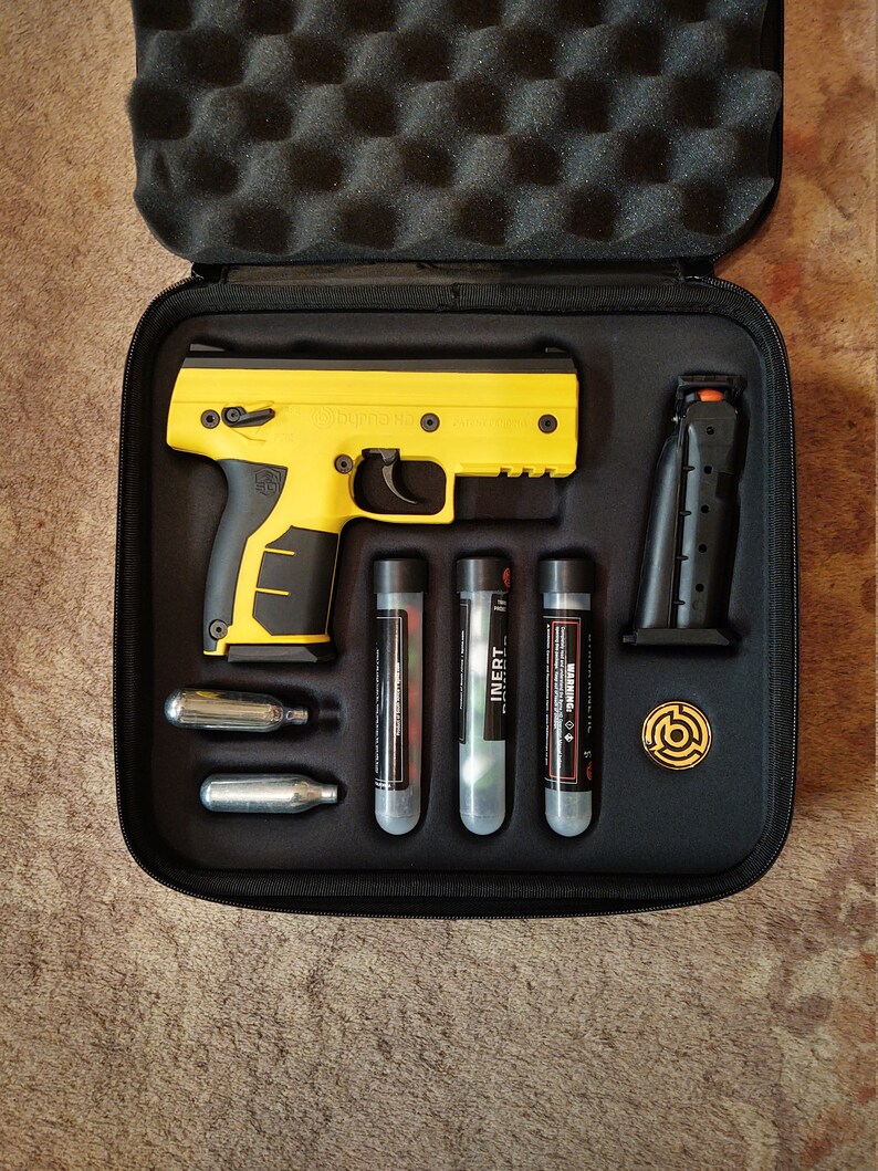 Byrna HD Max Non Lethal Self Defense device custom leather