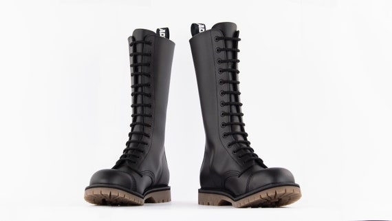NEW ADIX® 1414 Boots Black 14-eyelet 