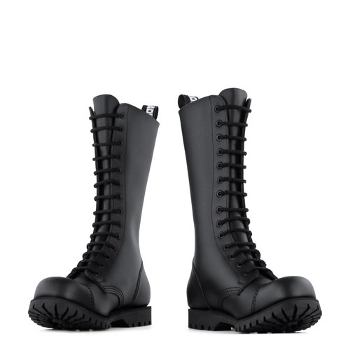 black combat boots size 3