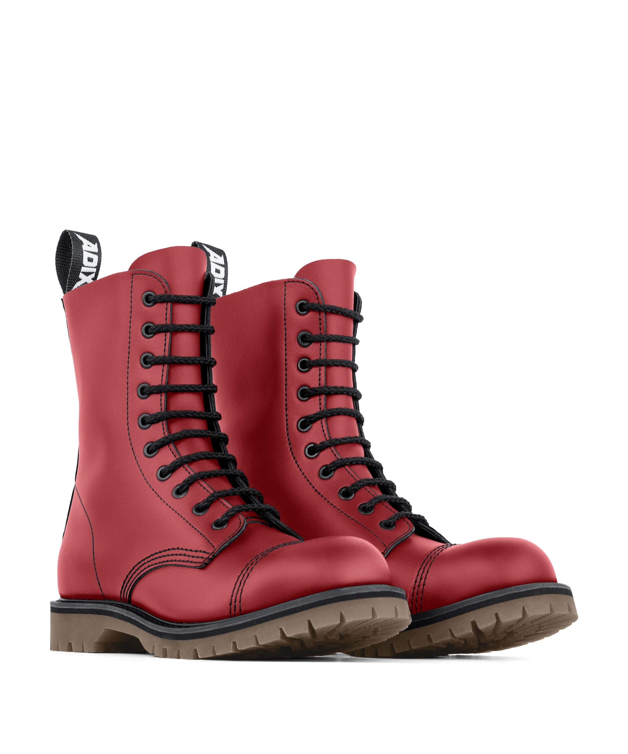 Martens 1914 Red Doc Martens 14 Loch Stahlkappe ADIX® 1114