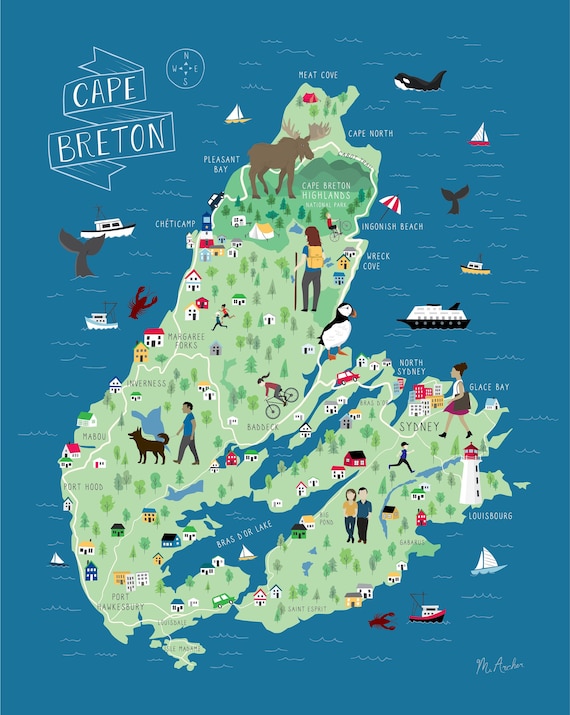 Maps Of Cape Breton Island