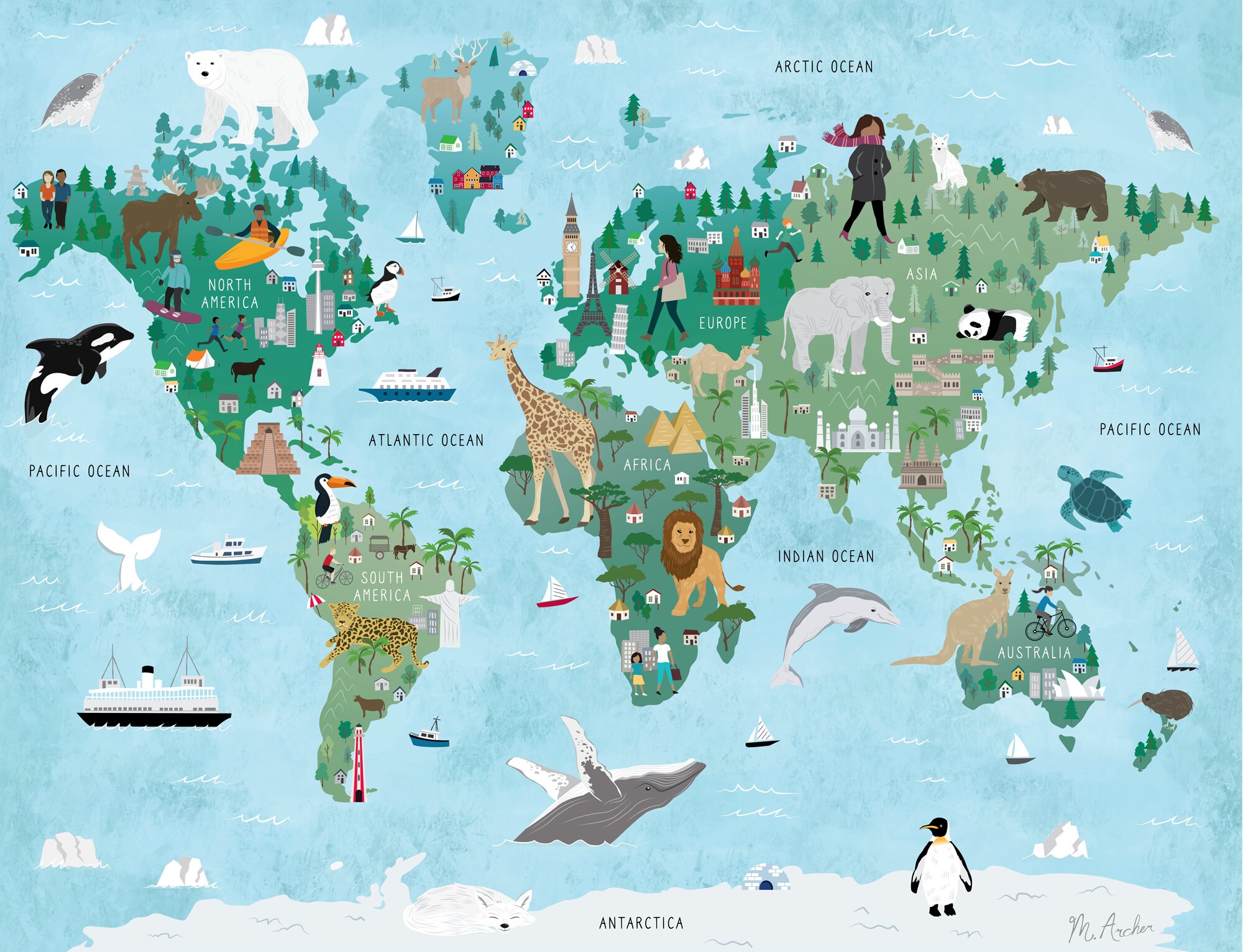 洋書 A MAP OF THE WORLD 地図　イラスト集 地図の本 大型書籍 Amazon.co.jp: Giant World MegaMap 大型壁マップ WM001-492