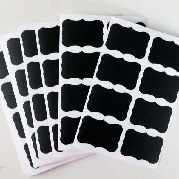 Chalkboard Label Etsy