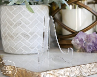Hinged acrylic stands . table number stands. agate slice stand. escort card stand. wedding decor table decoration