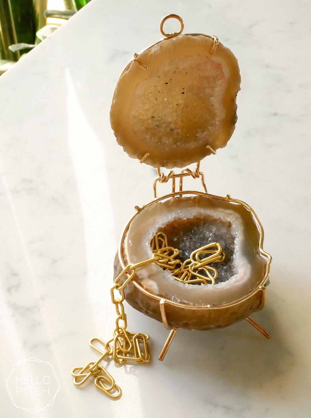 Druzy Geode Ring Box. Geode Jewelry Box. Wedding Proposal Engagement ...