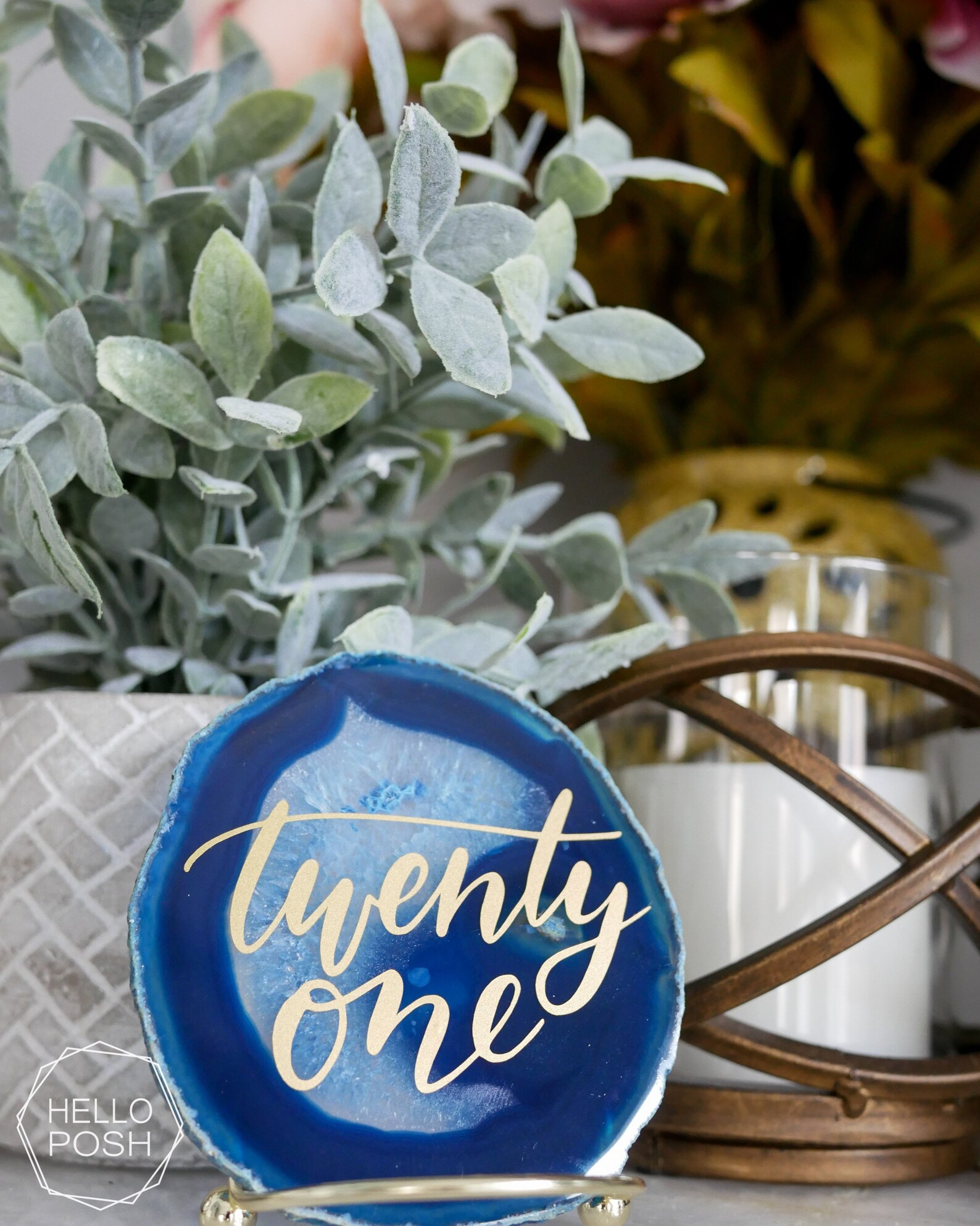 Agate Table Numbers. Agate Wedding Decor. Wedding Place Cards Etsy