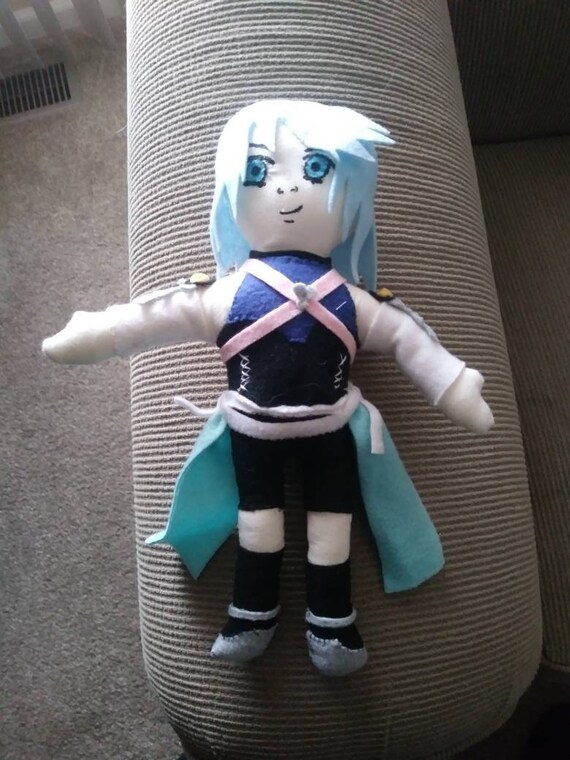 kingdom hearts aqua plush