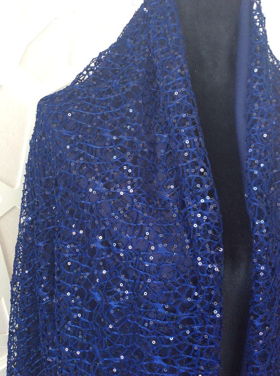 Blue Shawl Wrap Older Woman Gift Wedding Shawls And Wraps Etsy