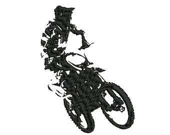 MOTORCYCLE - machine embroidery design - Instant Download