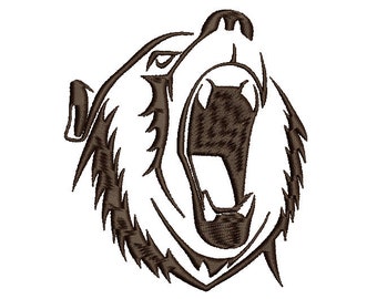 BEAR - machine embroidery design - Instant Download
