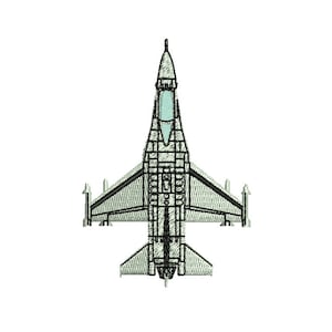 Máquina de COMBATE F-16 - diseño bordado - Descargar Instant