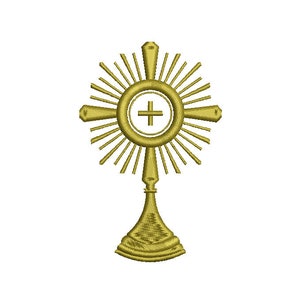 MONSTRANCE - machine embroidery design - Instant Download
