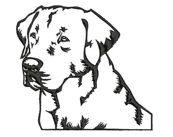 LABRADOR 2 - machine embroidery design - Instant Download