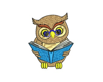 OWL - machine embroidery design - INSTANT DOWNLOAD