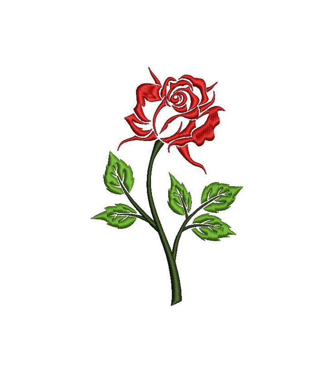 ROSE Machine Embroidery Design Instant Download - Etsy