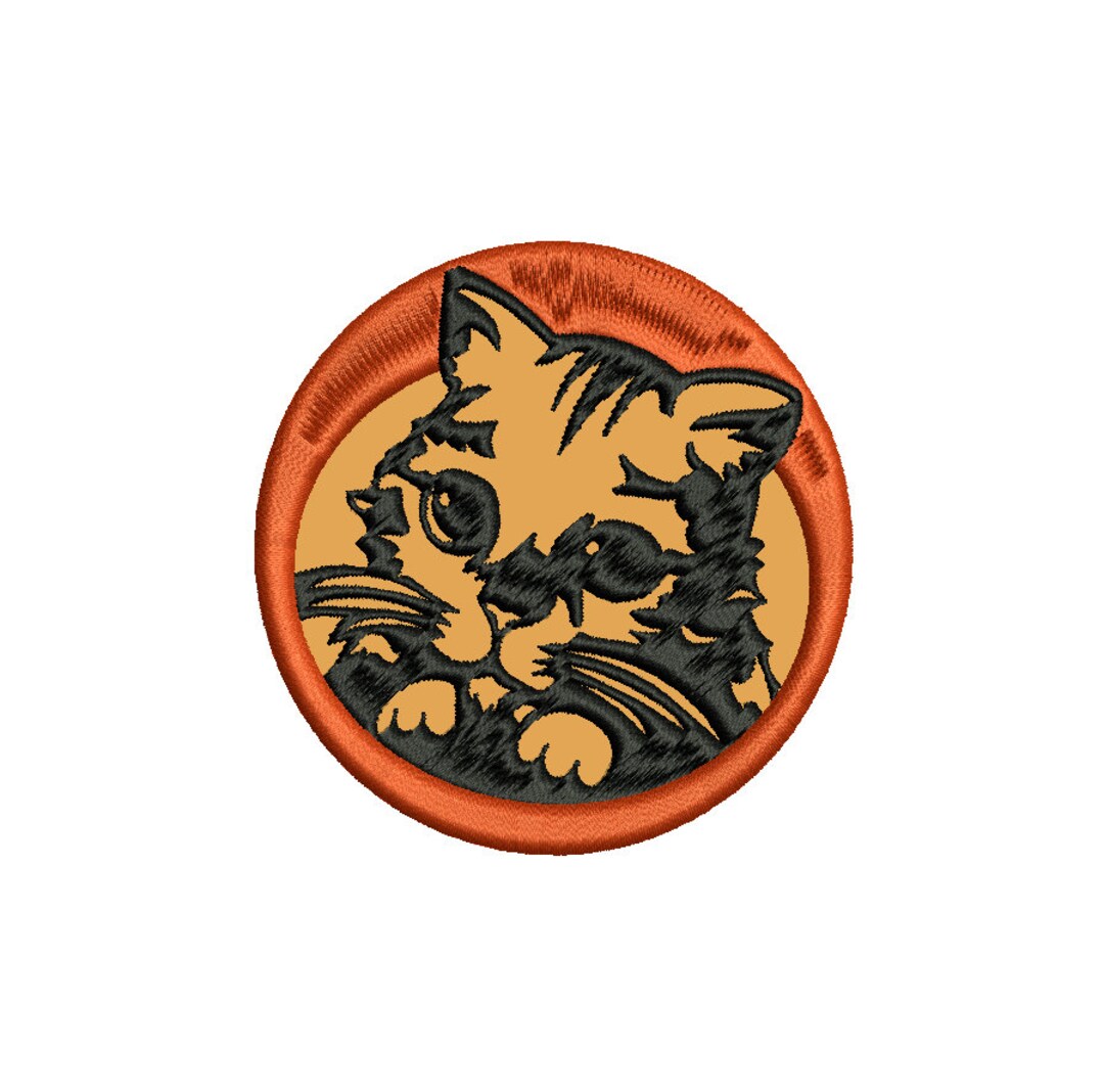 CAT Applique - Machine Embroidery Design - INSTANT DOWNLOAD - Etsy