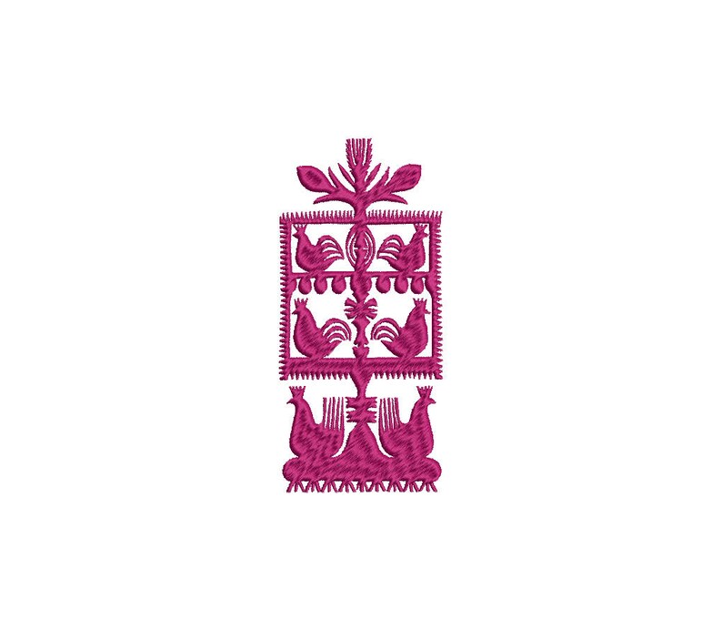 - machine embroidery design Instant Download cut-out 1 FOLK ART EMBROIDERY