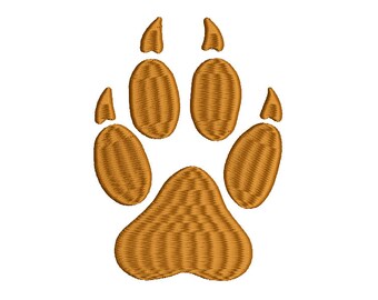 PAW - machine embroidery design - INSTANT DOWNLOAD